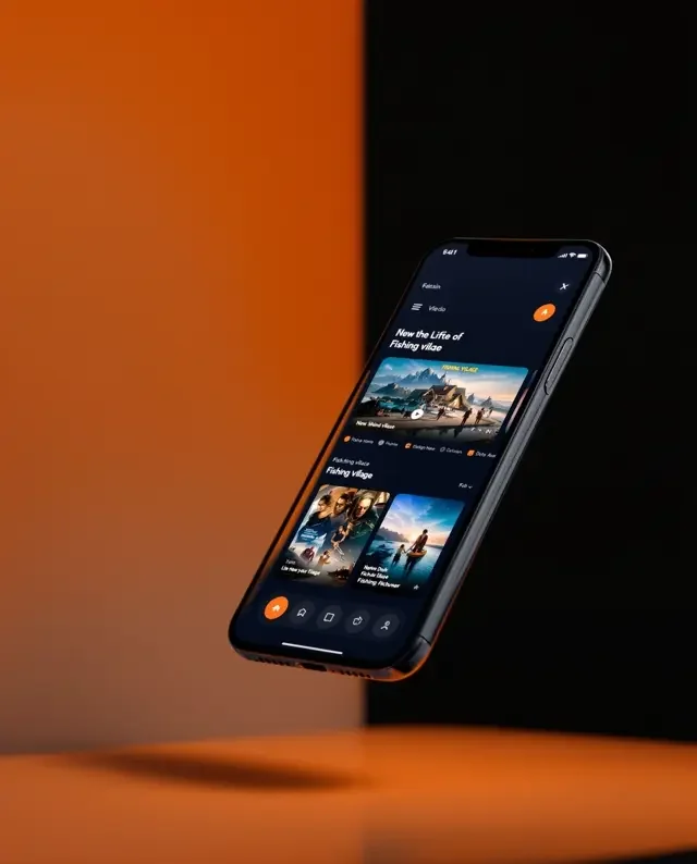 动漫网站 APP 界面展示
